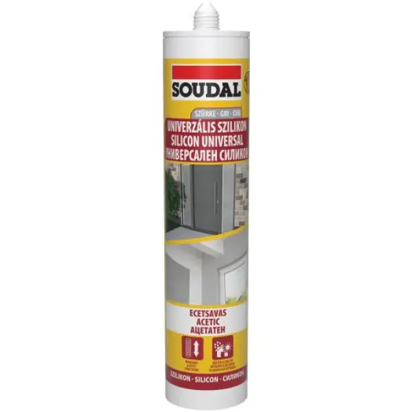 Soudal univerzális szilikon transzparens_280 ml