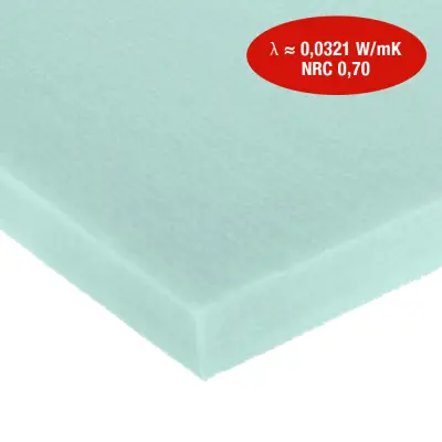 M. SILSONIC -  hő- és hangszigetelő  d.40 kg/m3 - 40 mm vastag= 2 m2