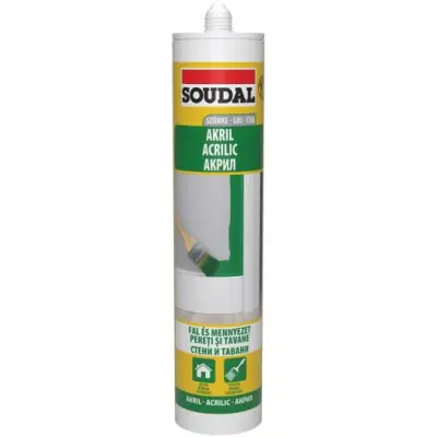 Soudal Akril tömítő fehér_280 ml
